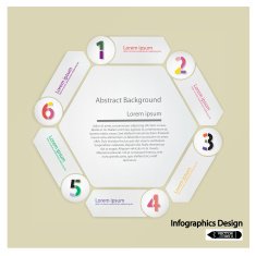 clean hexagon presentation template