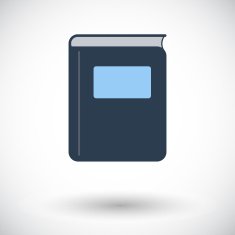 Book Single flat icon N8