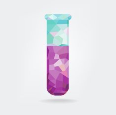 Chemistry Glassware low polygon
