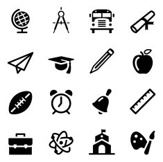 School icons N92