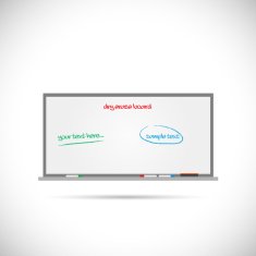 Dry Erase Board Illustration N2