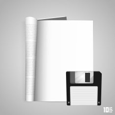 Open the paper journal Floppy
