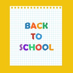 back to school note paper