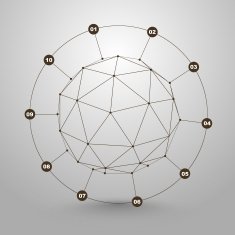 Polygonal sphere of information