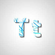 Colorful letter alphabet N237
