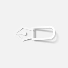 realistic design element pen N16