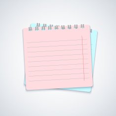 Vector modern notebook on gray background Eps10 N2