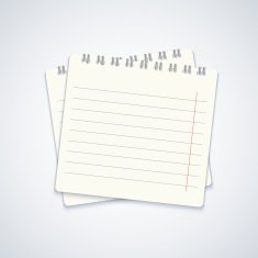 Vector modern notebook on gray background Eps10 N4