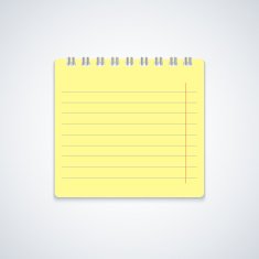 Vector modern notebook on gray background Eps10 N6