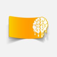 Realistic Design Element Brain Drop N20