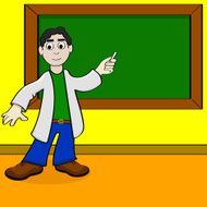 Cartoon Teacher N36