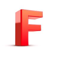 3d red letter F N2