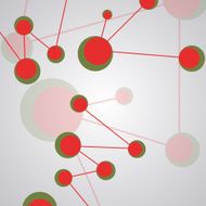 Molecule background colorful illustration N5