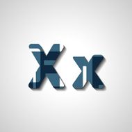 Colorful letter alphabet N463