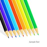 Colored pencils vector illustration N6