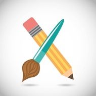 School Suppplies Vector illustration N2