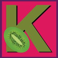 letter K for kiwi N2