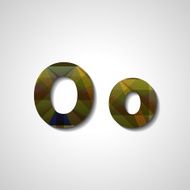 Colorful letter alphabet N550