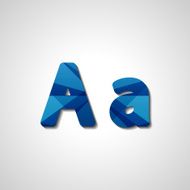 Colorful letter alphabet N556