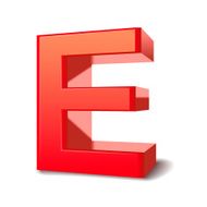 3D Letter E N2