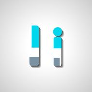 Colorful letter alphabet N557