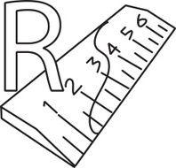 Letter R Ruler