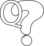 Letter Q Question Mark