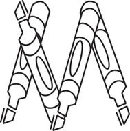 Letter M Markers