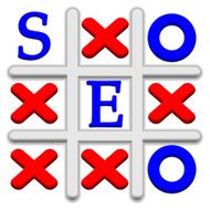 Vector SEO Tic Tac Toe background Eps 10 illustration N2