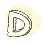 Letter D N42