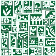 Abstract ecology icons