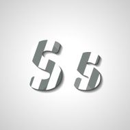Colorful letter alphabet N599