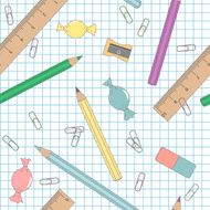 school education - seamless background N12