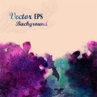 Abstract hand drawn watercolor background vector illustration N5