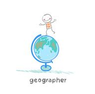 geographer is on the globe N2