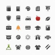 education vector symbol icon