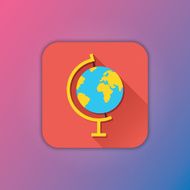 Vector Earth Globe Icon