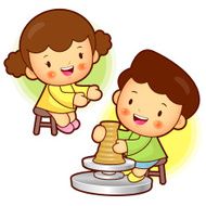 Childrens Pottery classroom