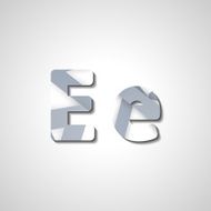Colorful letter alphabet N614