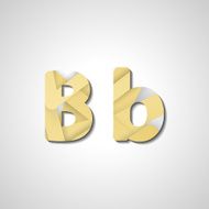 Colorful letter alphabet N624