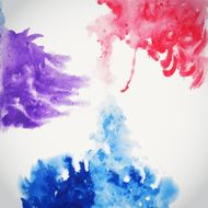Abstract hand drawn watercolor background N6