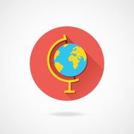 Vector Earth Globe Icon N2