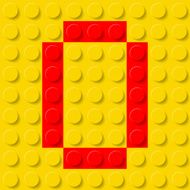 Letter O in construction kit N2