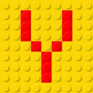 Letter Y in construction kit N2