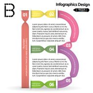 colorful infographics options banner N3