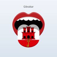 Gibraltar language Abstract human tongue