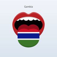 Gambia language Abstract human tongue