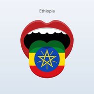 Ethiopia language Abstract human tongue