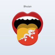 Bhutan language Abstract human tongue