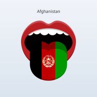 Afghanistan language Abstract human tongue